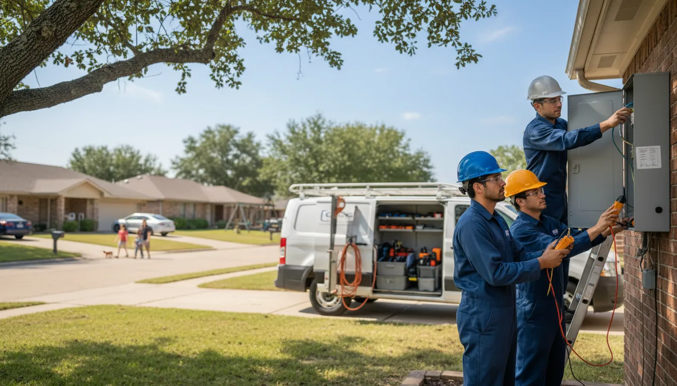 Certified electrician providing emergency electrical services in Creal Springs, IL
